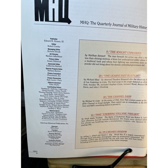 MHQ The Quarterly Journal of Military History 1995 Summer Volume 7 Number 4 HC - Picture 10 of 11